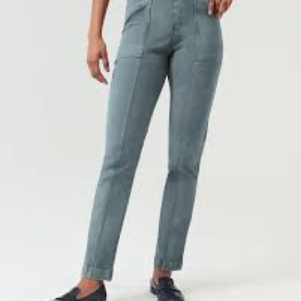 Spanx Stretch Twill Straight Leg Pant-Olive Oil - Picture 3 of 6